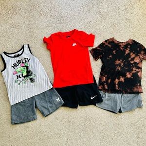 Boys skate style summer outfit bundle size 4t